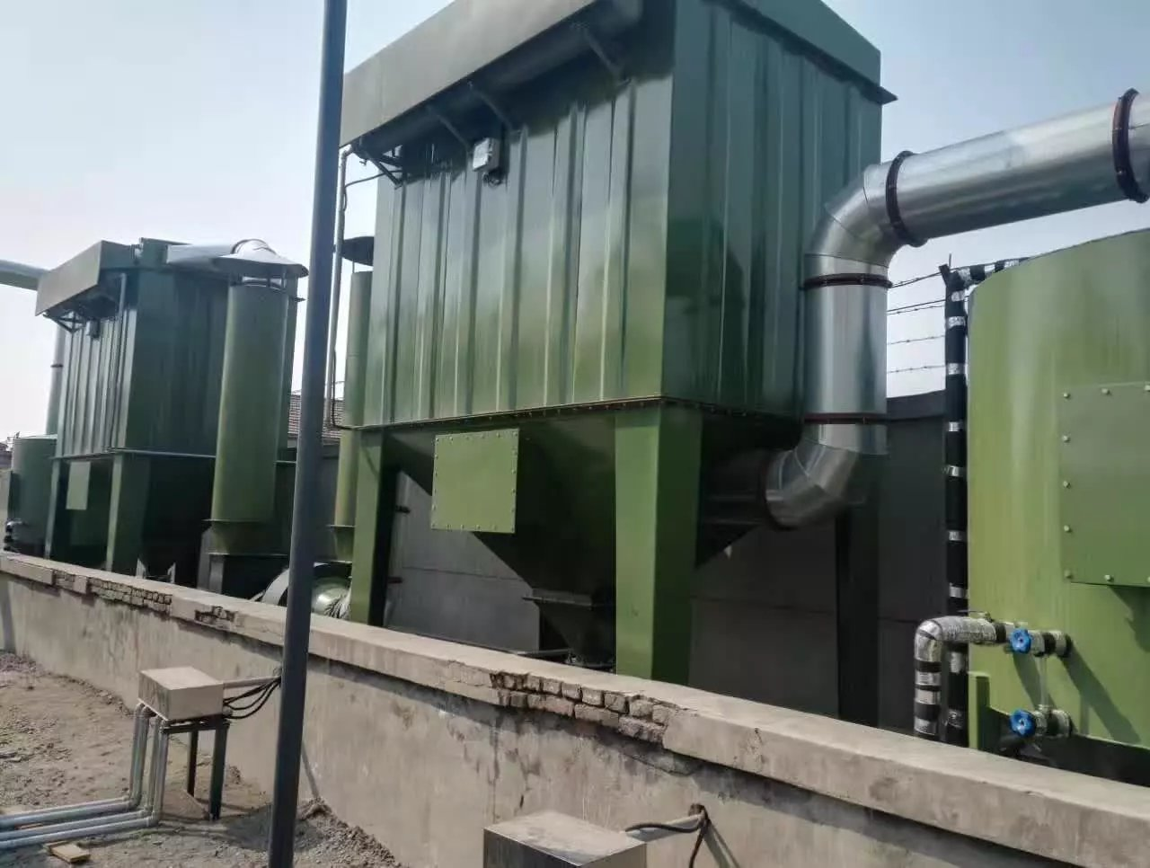 除塵器現場安裝圖 除塵器現場安裝圖